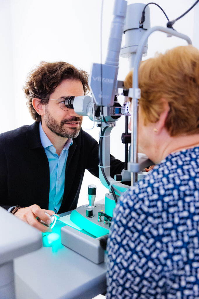 Traitement au laser de la rétine