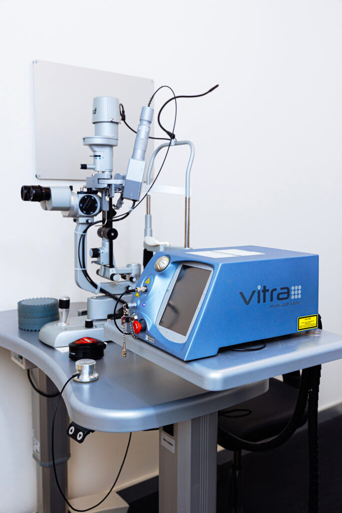 Laser Argon utilisé pour le traitement de la rétine